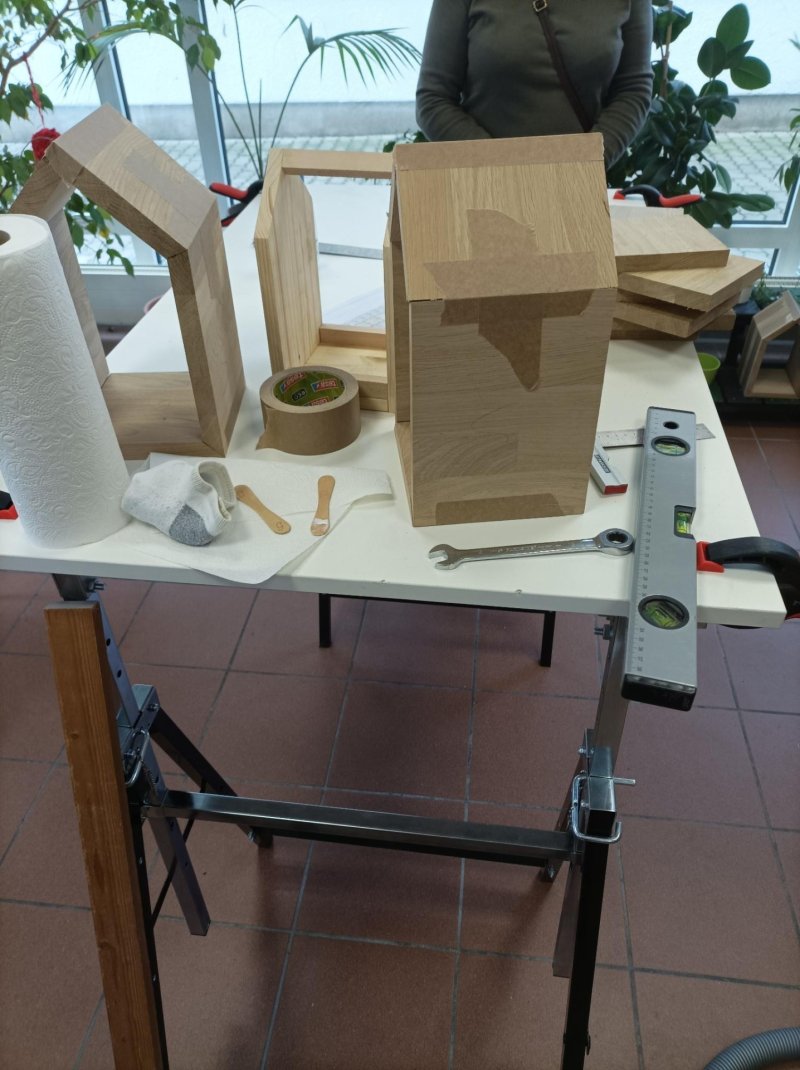 Workshop zum Vogelhausbau | Copyright: Interkultureller Garten Magdeburg e.V.